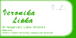 veronika lipka business card